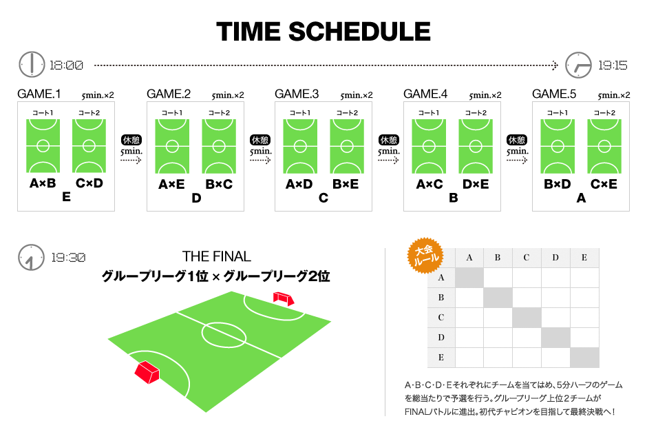 TIME SCHEDULE